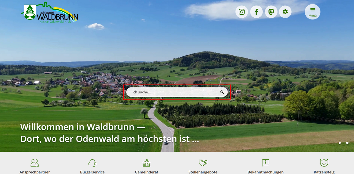 Suchfeld
