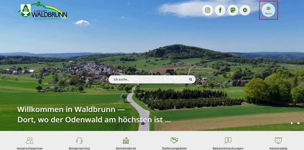 Hauptmenü
